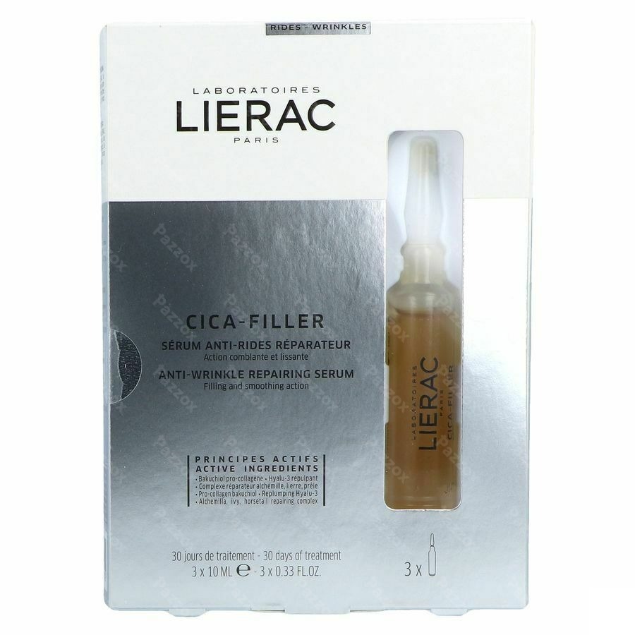 Lierac Cica Filler Serum A/rides Repar. Amp 3x10ml