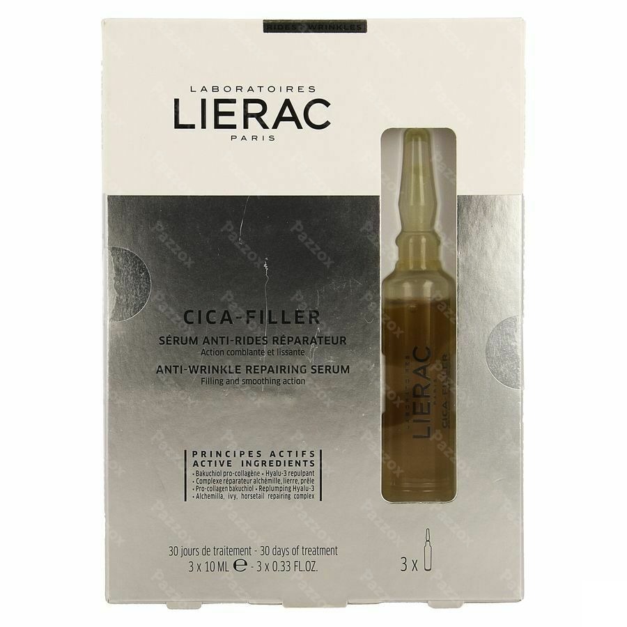 Lierac Cica Filler Serum A/rides Repar. Amp 3x10ml