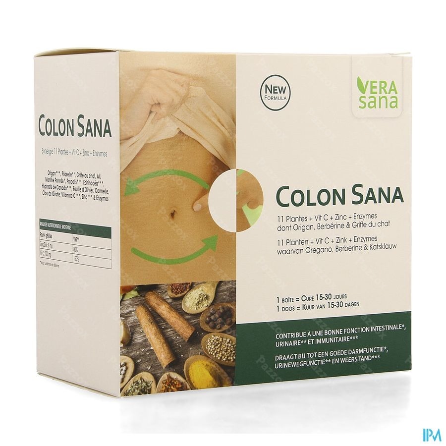 Colon Sana Caps 60 + Fl 30ml Vera Sana