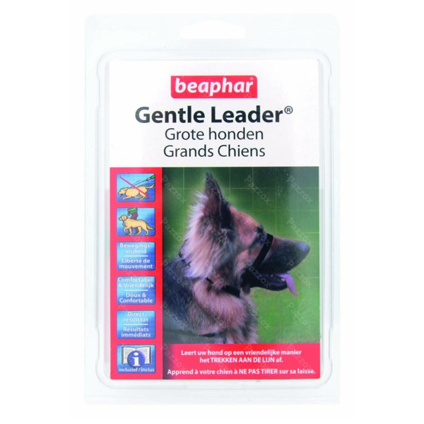 Beaphar Gentle Leader Zwart Grote Hond