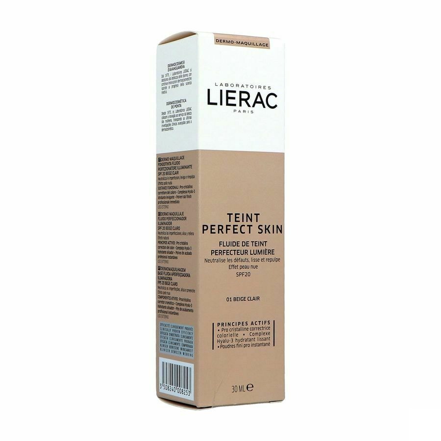 Lierac Teint Perfect Skin Fluide Beige Clair 40ml