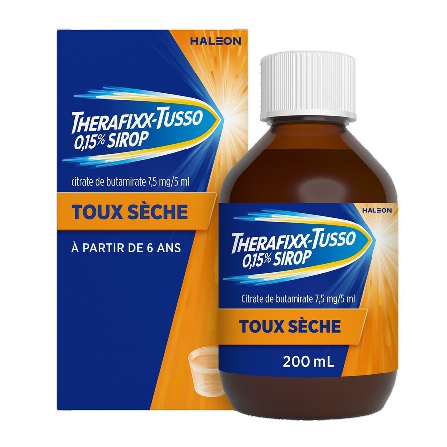 Therafixx-tusso 0,15% Sirop 200ml