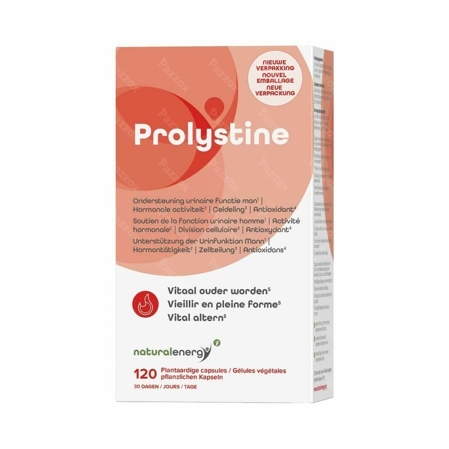 Natural Energy Prolystine 120 Gélules Végétales