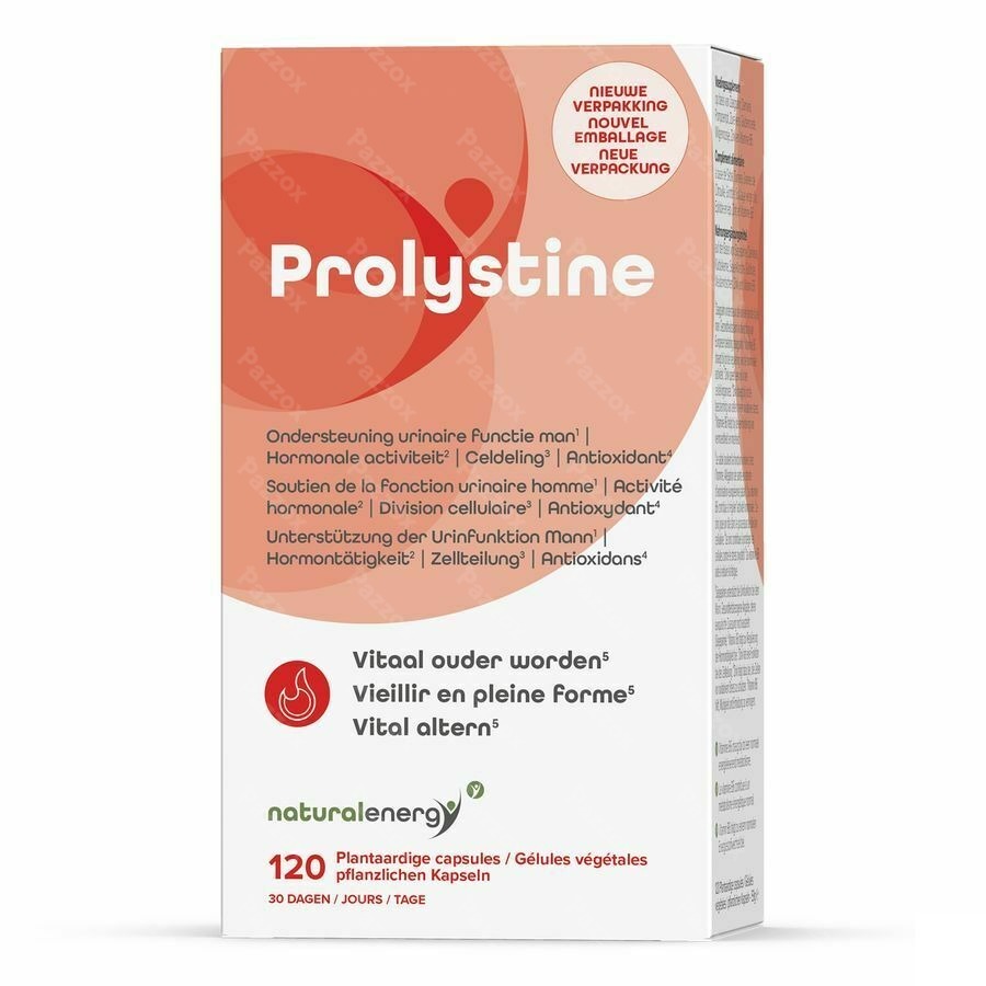 Natural Energy Prolystine 120 Gélules Végétales
