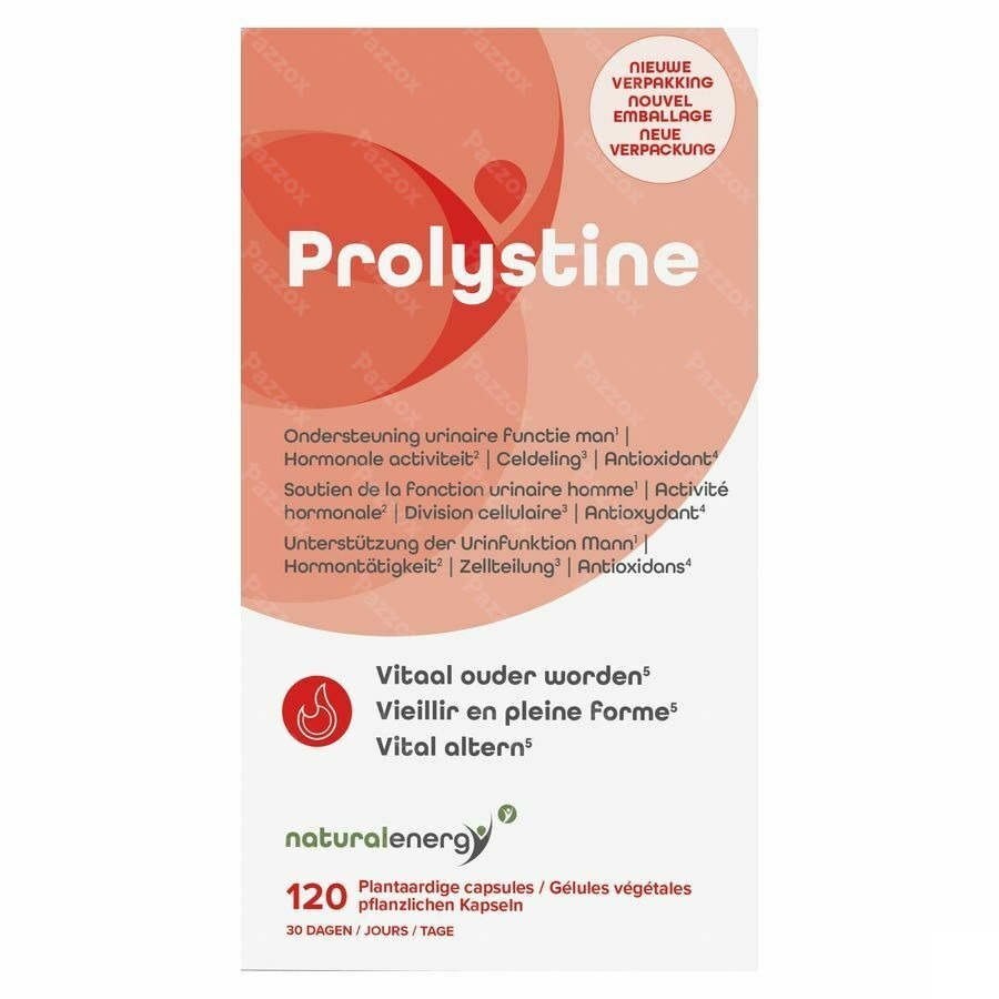 Natural Energy Prolystine 120 Gélules Végétales