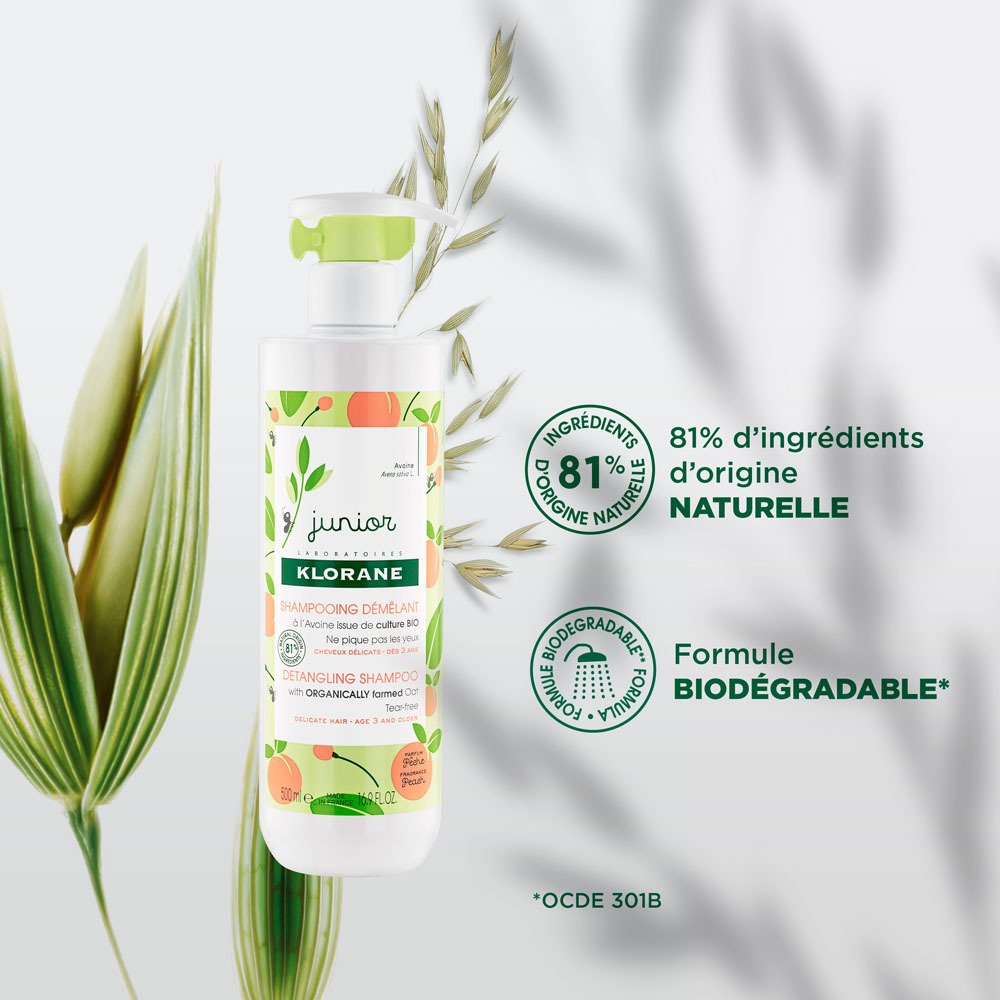 Klorane Petit Junior Sh Peche Demelant 500ml Nf