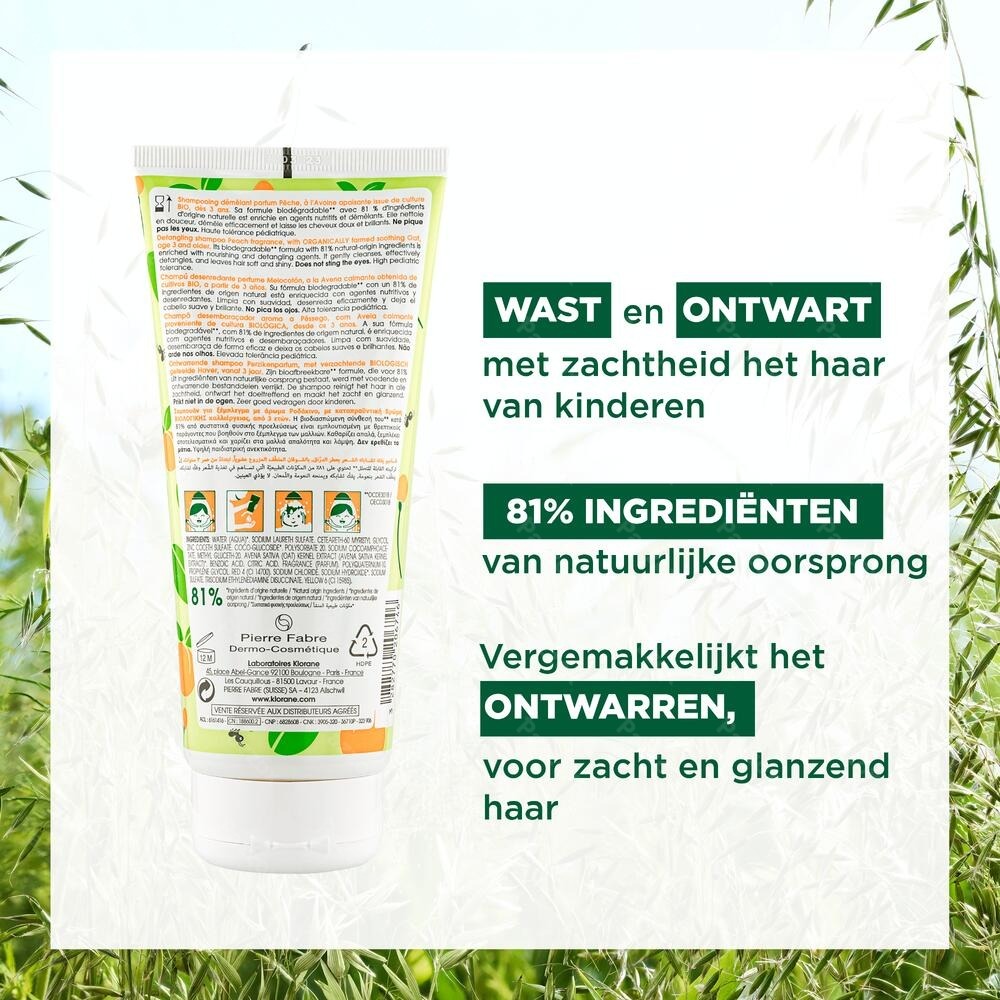 Klorane Petit Junior Ontwarrende Shampoo 200ml