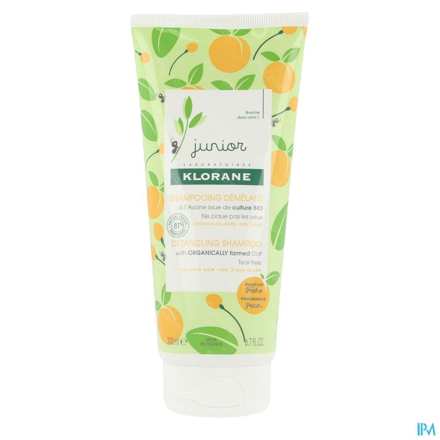 Klorane Petit Junior Ontwarrende Shampoo 200ml
