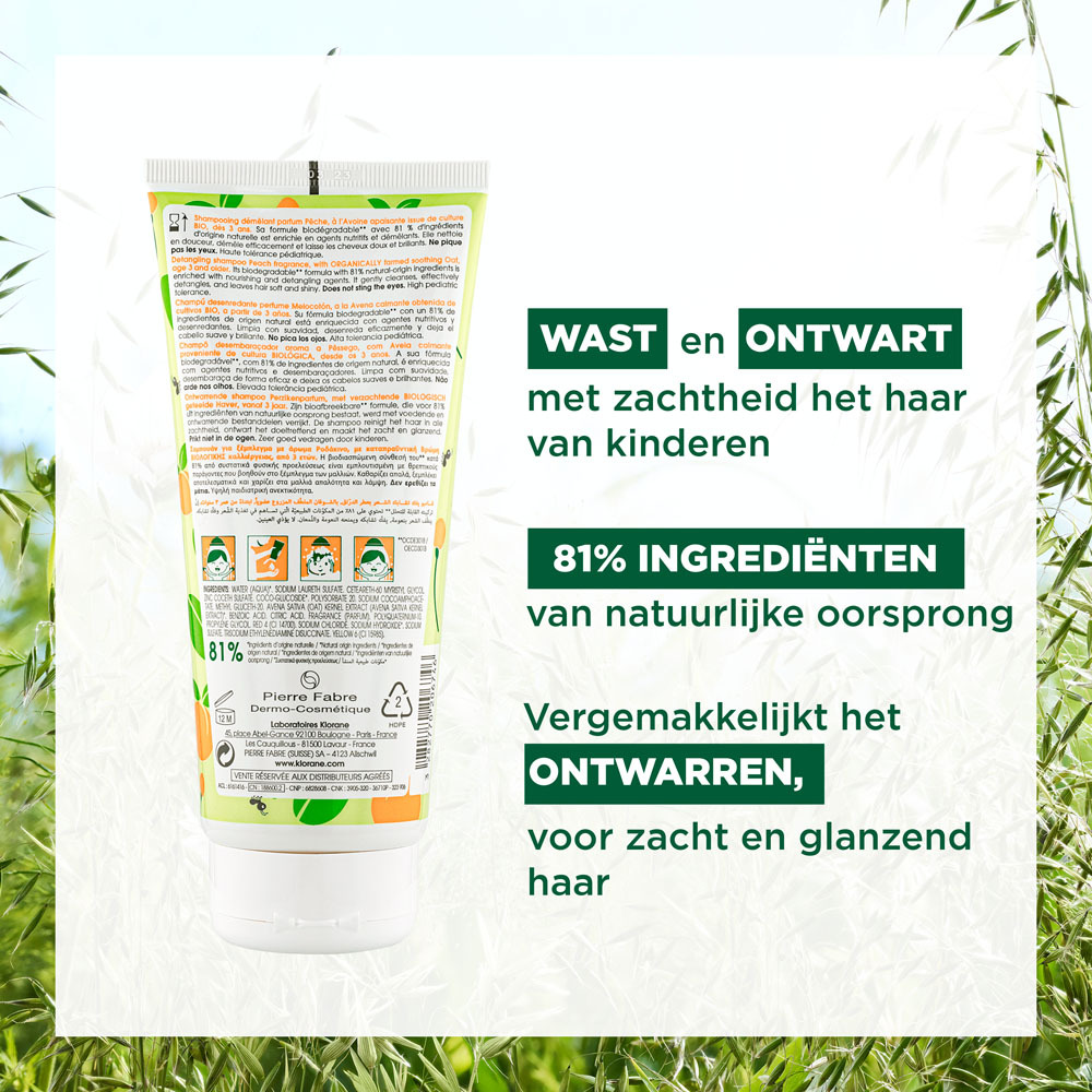 Klorane Petit Junior Ontwarrende Shampoo 200ml