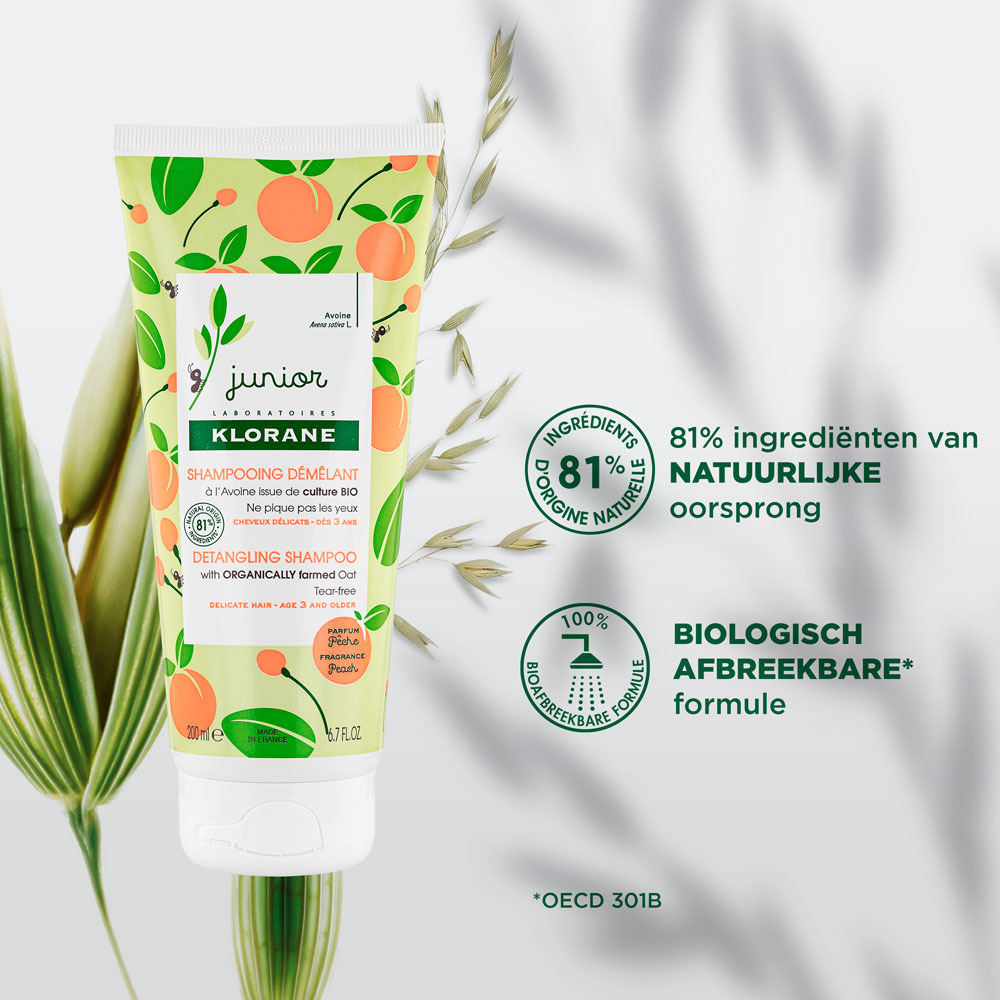Klorane Petit Junior Ontwarrende Shampoo 200ml