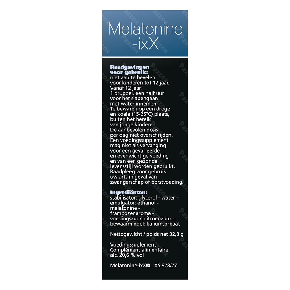 Melatonine-ixX 30ml