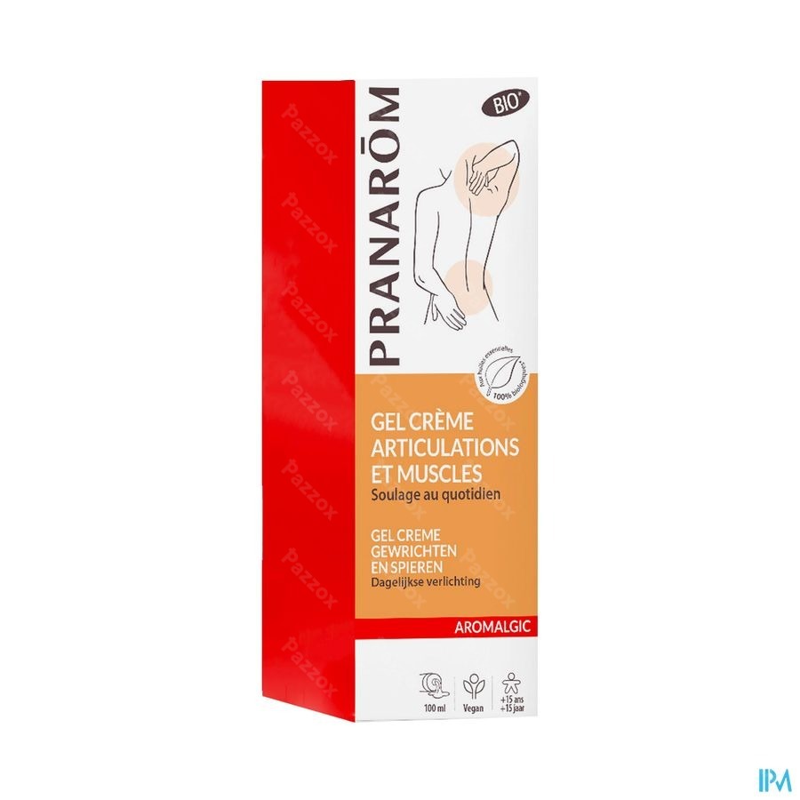 Pranarôm Aromalgic Gel Crème Articulations Bio 100ml