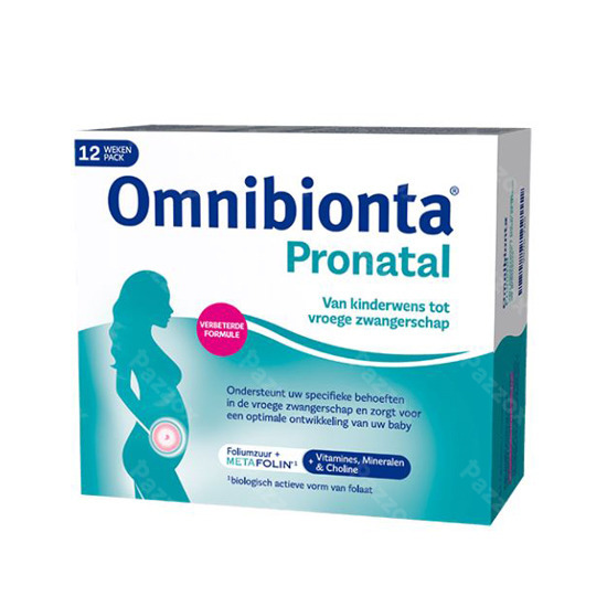 Het kantoor Waarneembaar middernacht Omnibionta Pronatal Zwangerschap 84 Tabletten kopen - Pazzox