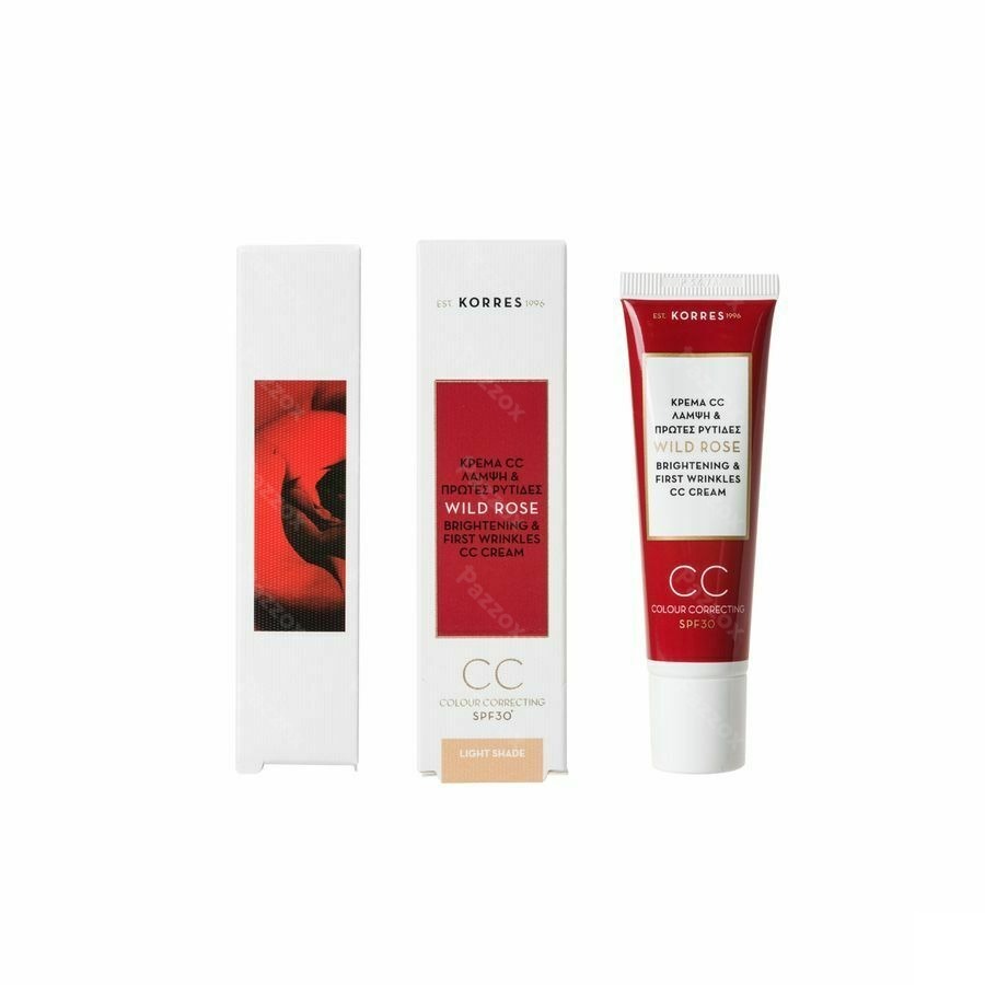 Korres Kf Wild Rose Cc Cream Spf30 Light 30ml
