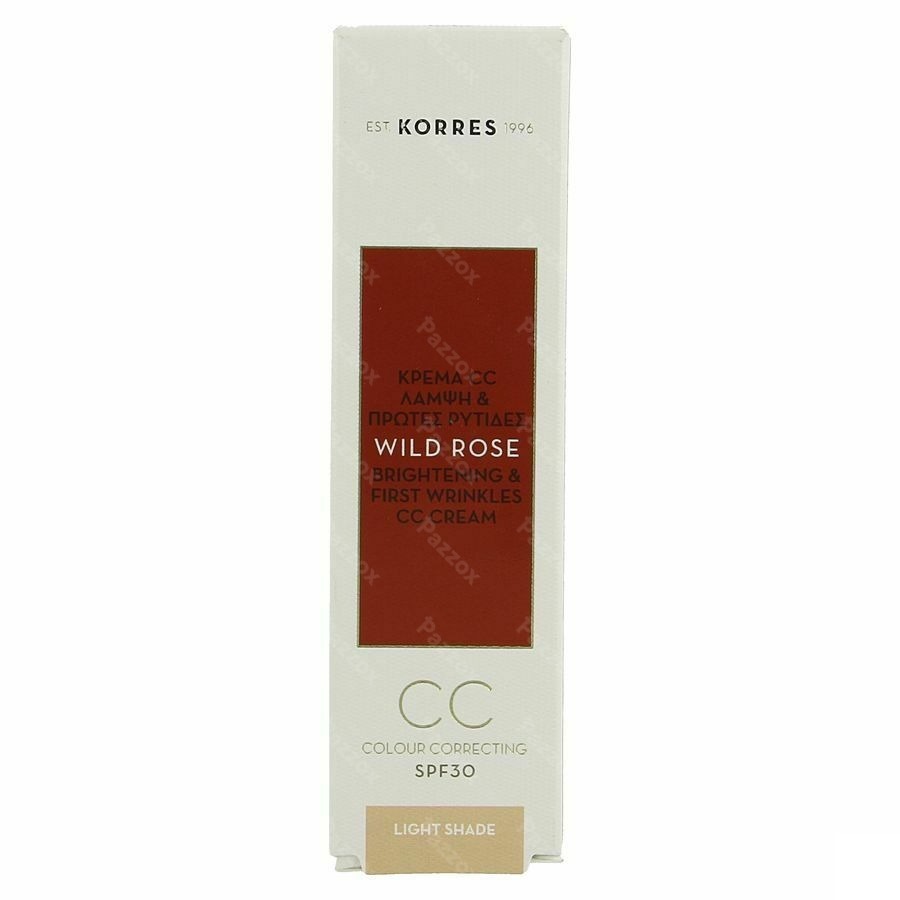 Korres Kf Wild Rose Cc Cream Spf30 Light 30ml