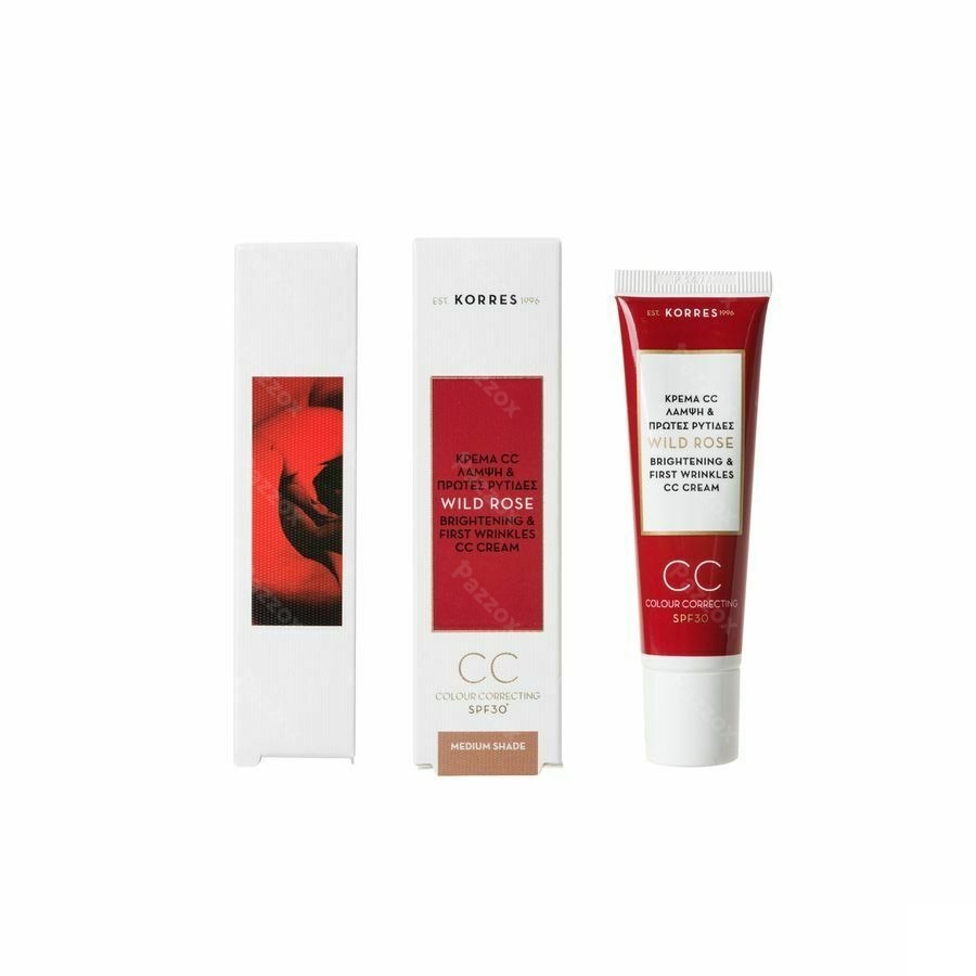 Korres Kf Wild Rose Cc Cream Spf30 Medium 30ml