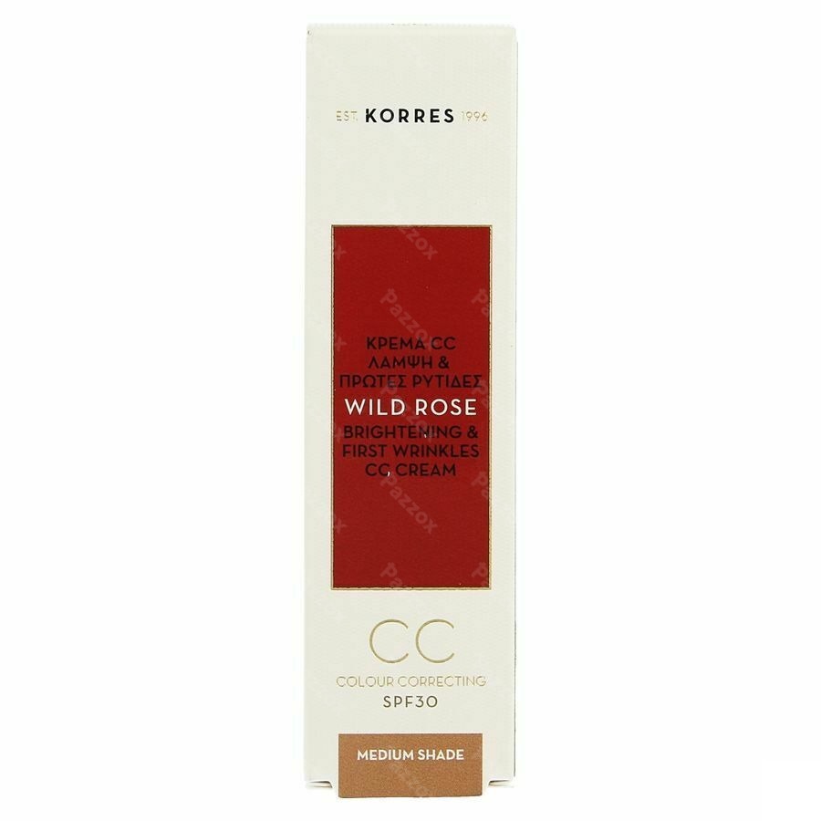Korres Kf Wild Rose Cc Cream Spf30 Medium 30ml