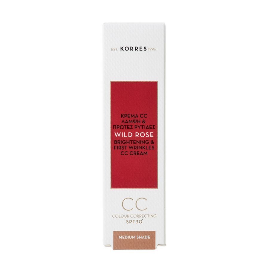 Korres Kf Rose Sauvage Creme Cc Eclat Medium 30ml