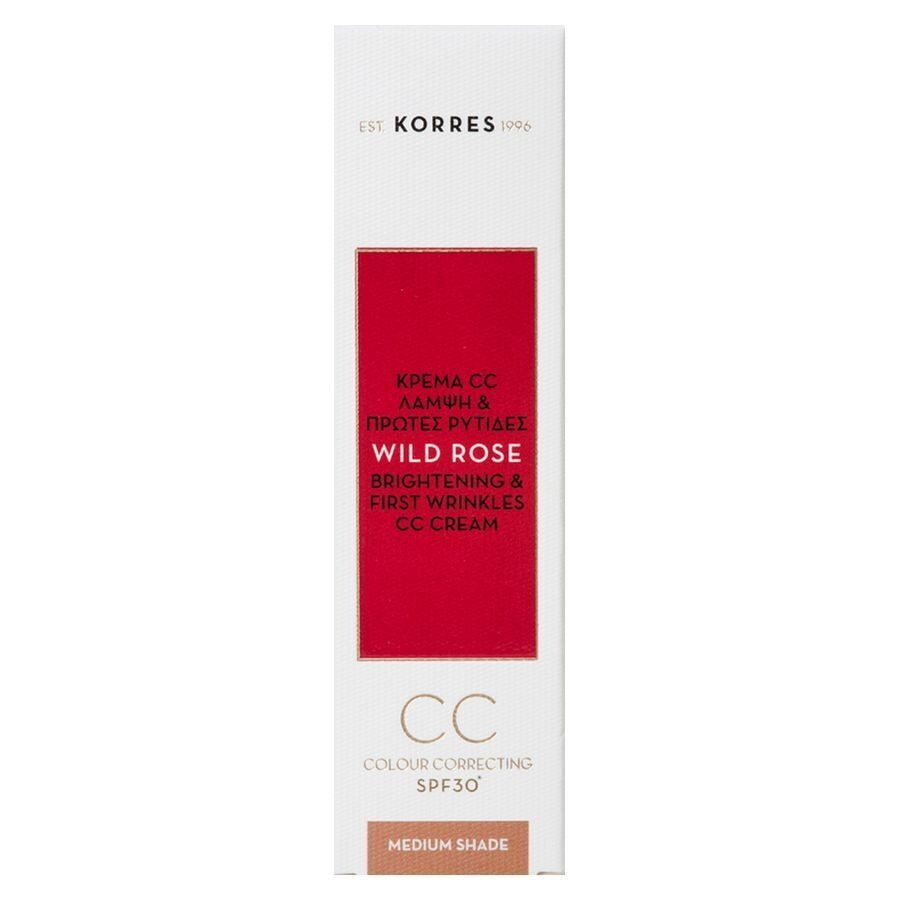 Korres Kf Rose Sauvage Creme Cc Eclat Medium 30ml