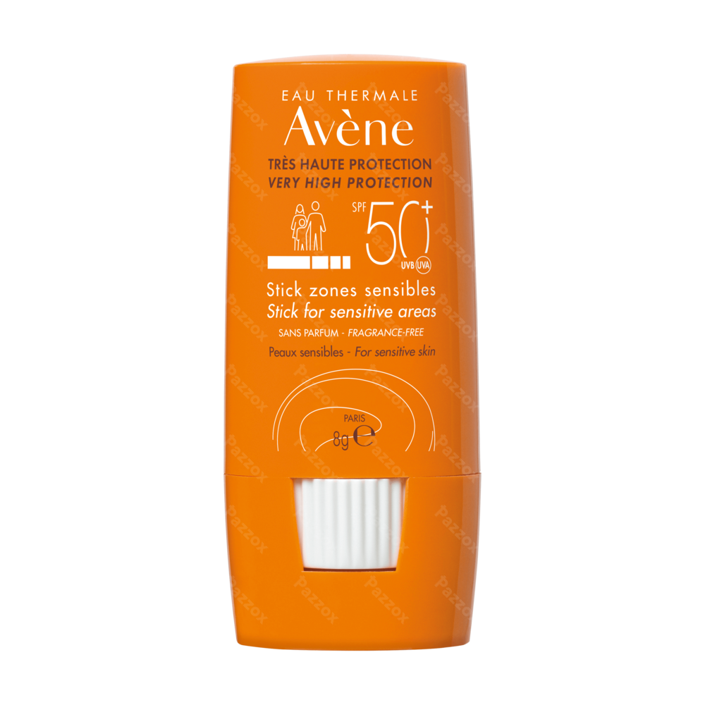 Avène Zonnestick Gevoelige Zones SPF50+ 8ml