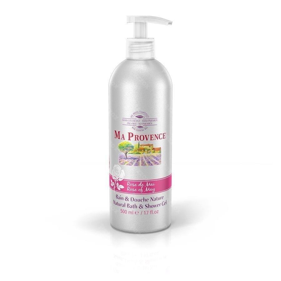 Ma Provence Gel Douche Rose Mai 500ml + Pump