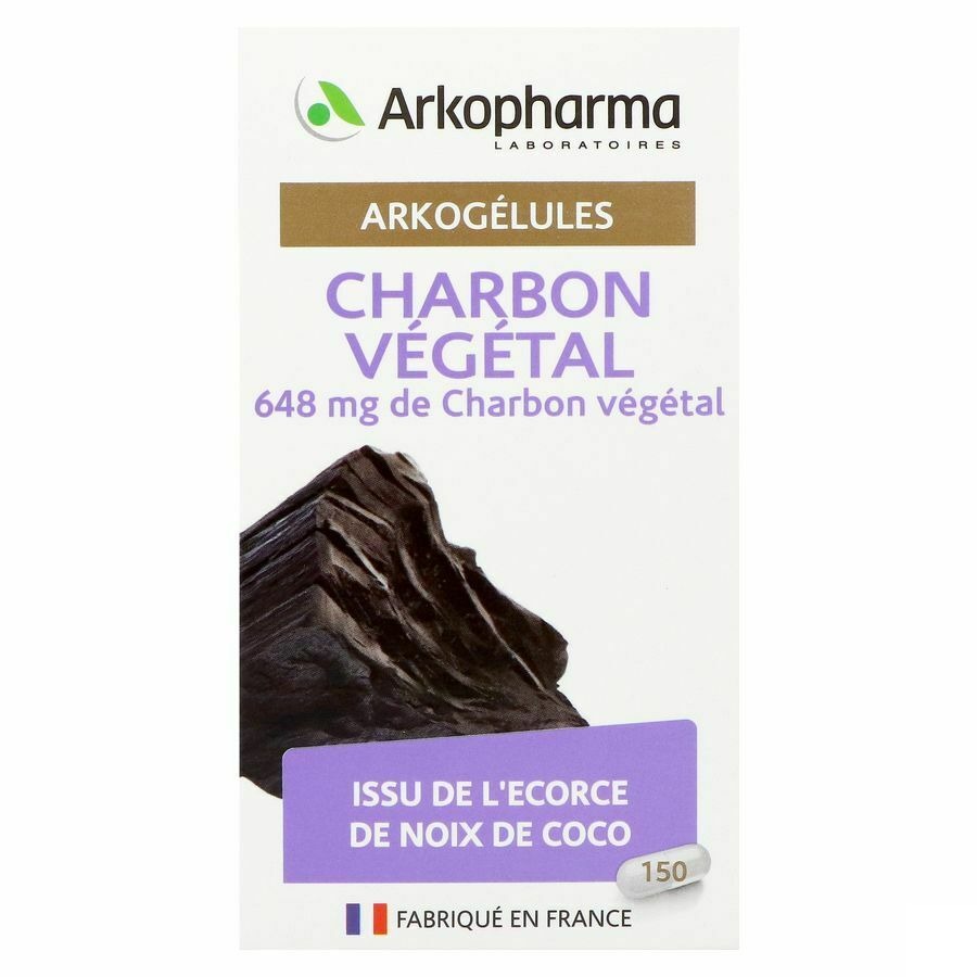 Arkogelules Charbon Vegetal Caps 150