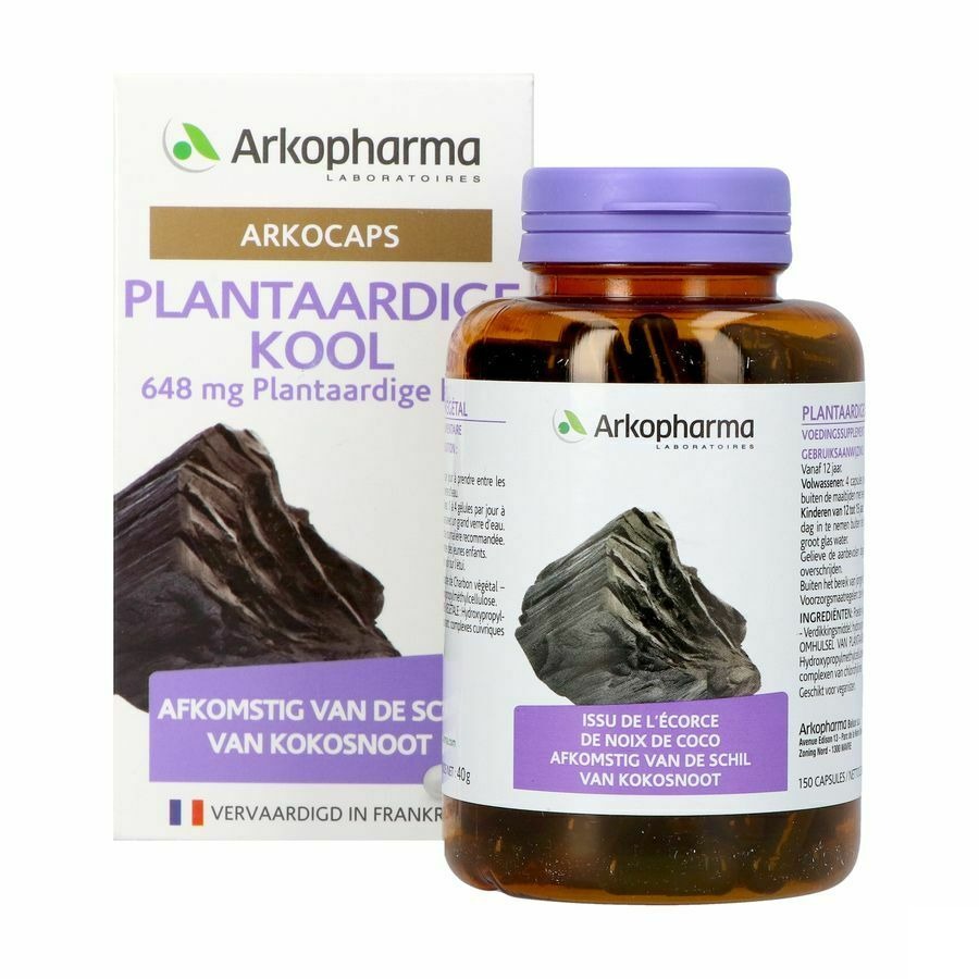 Arkocaps Plantaardig Kool Caps 150