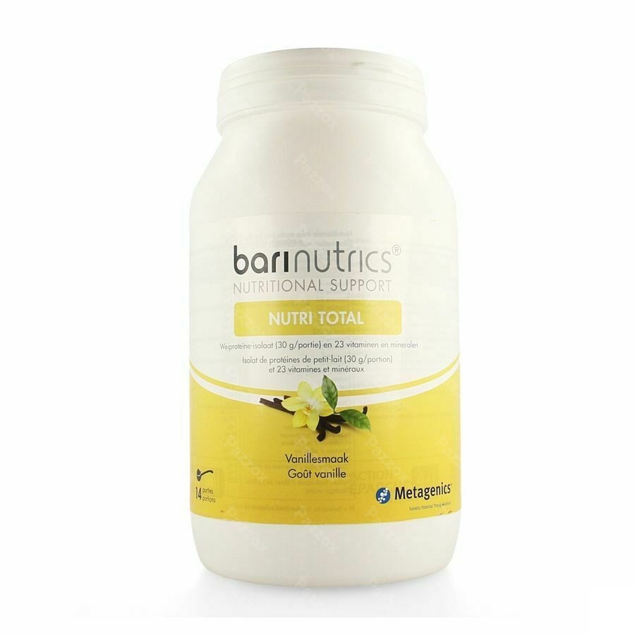 Barinutrics Nutri Total Vanille Porties 14 Nf
