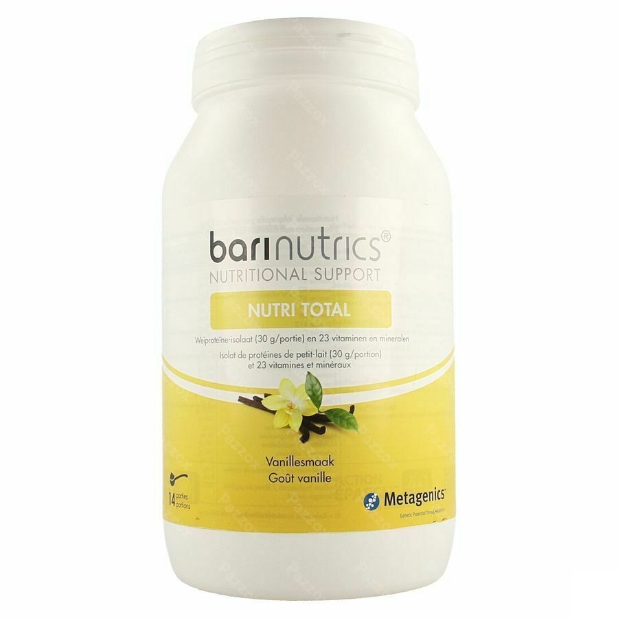 Barinutrics Nutri Total Vanille Porties 14 Nf