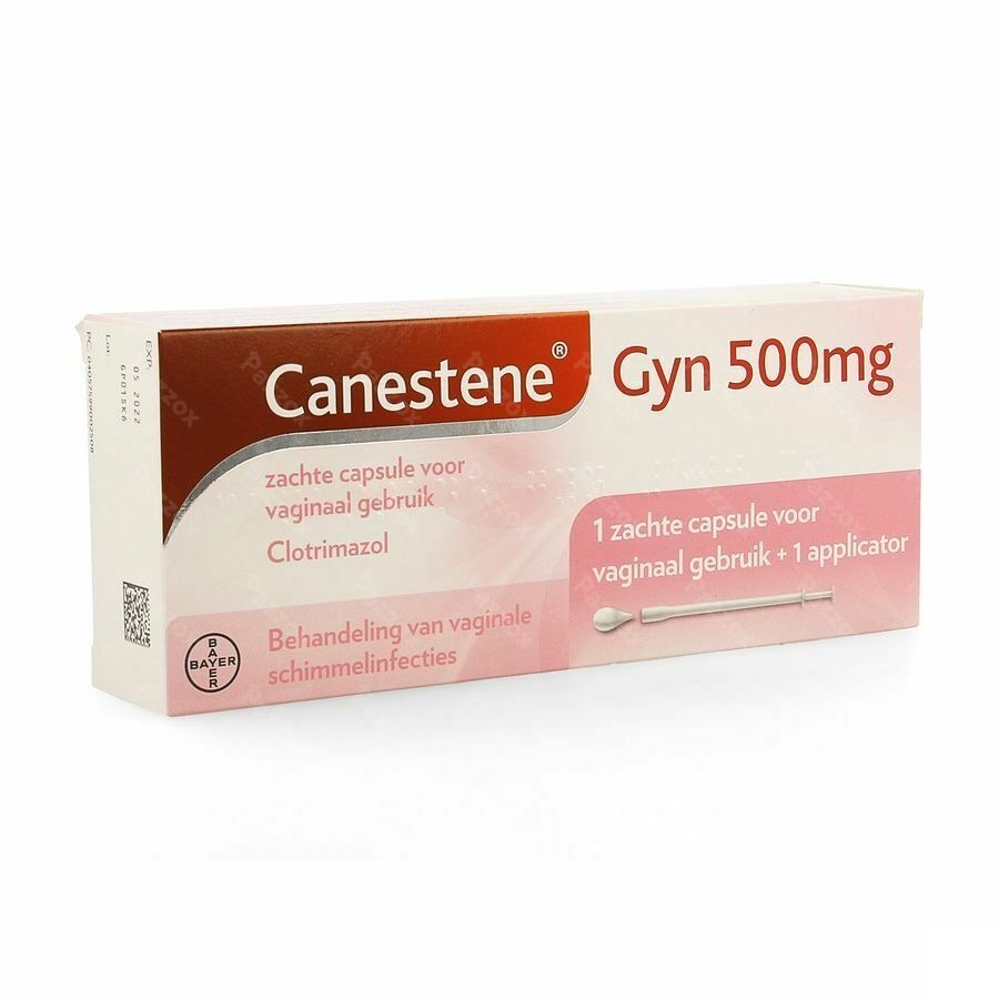 Canestene Gyn 500mg 1 zachte vaginale capsule + applicator