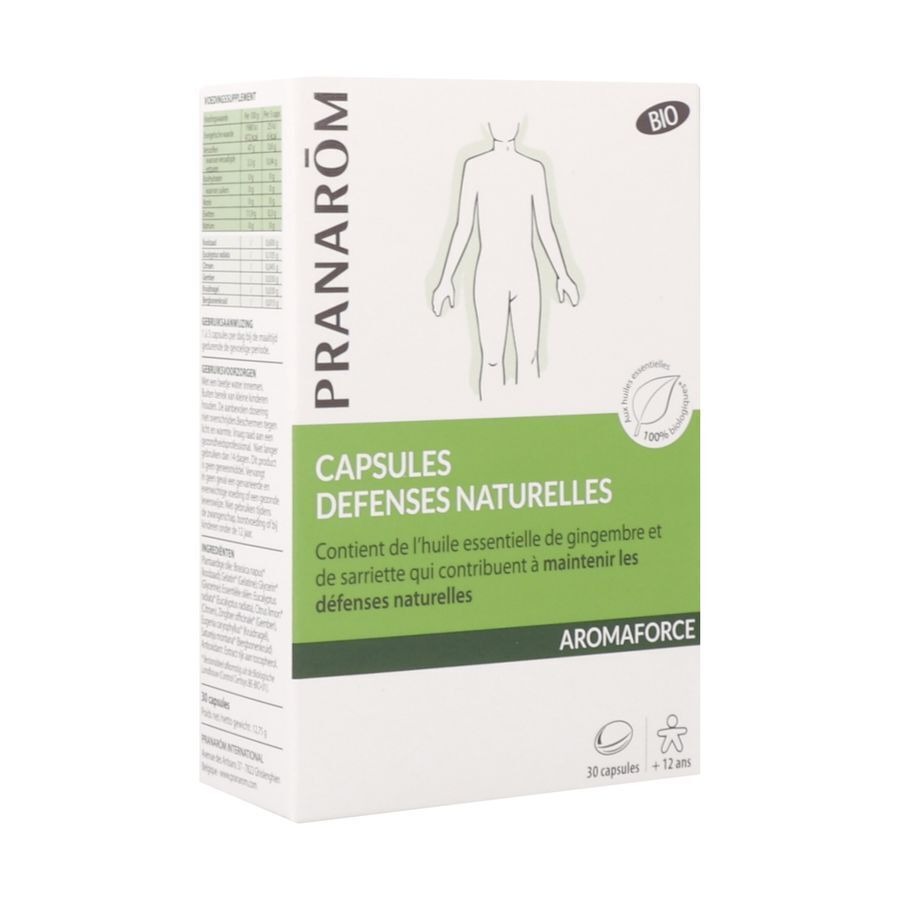 Pranarôm Aromaforce Defenses Narurelles Bio 30 Capsules