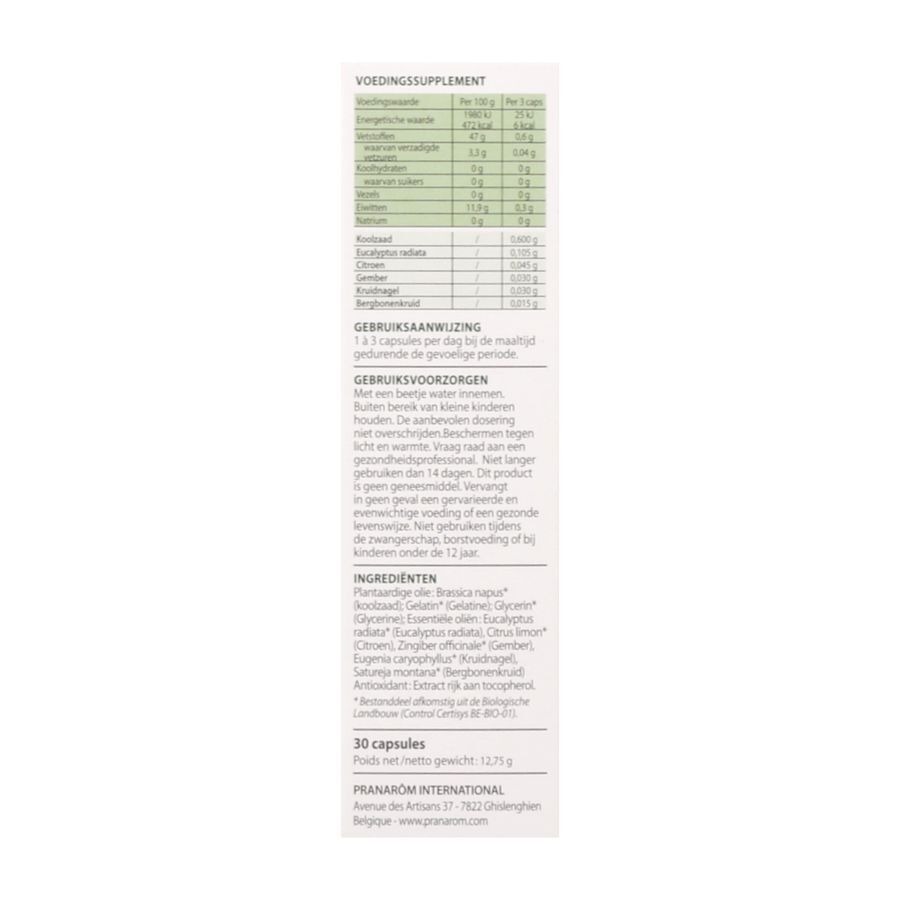 Pranarôm Aromaforce Defenses Narurelles Bio 30 Capsules