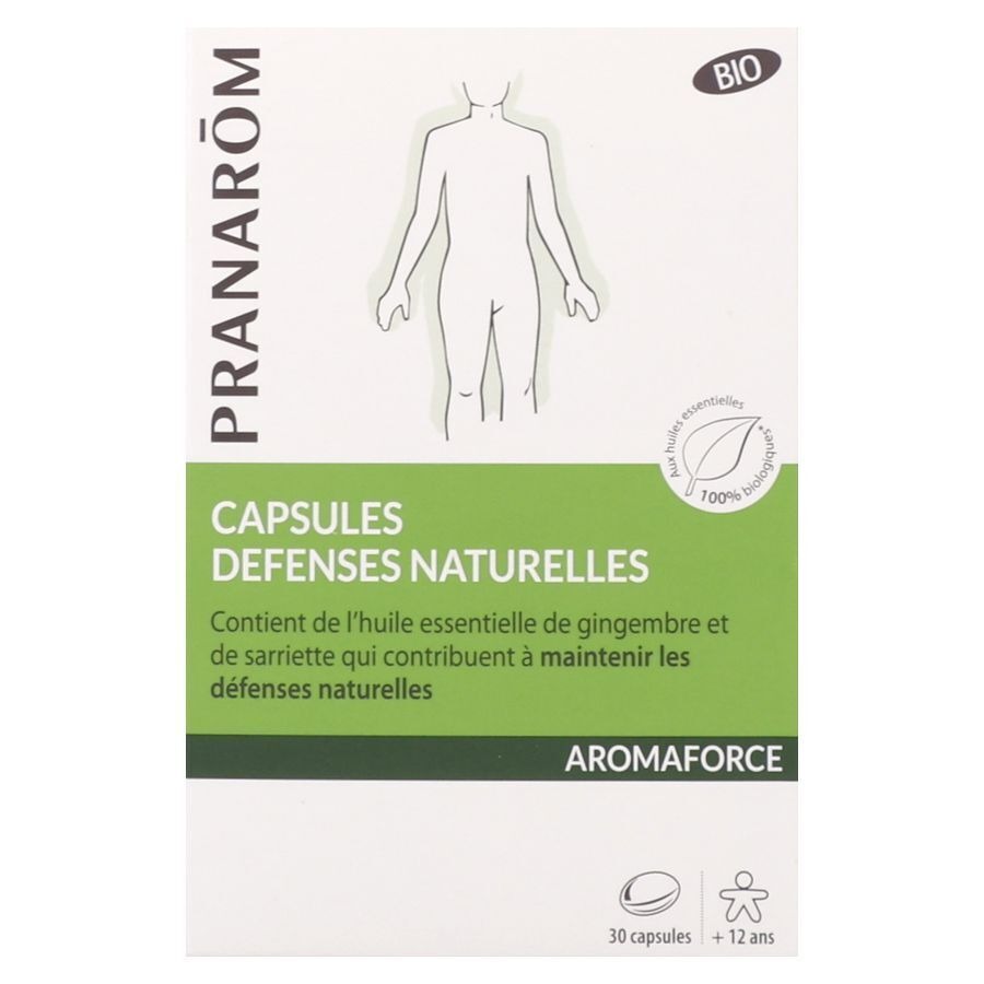 Pranarôm Aromaforce Defenses Narurelles Bio 30 Capsules