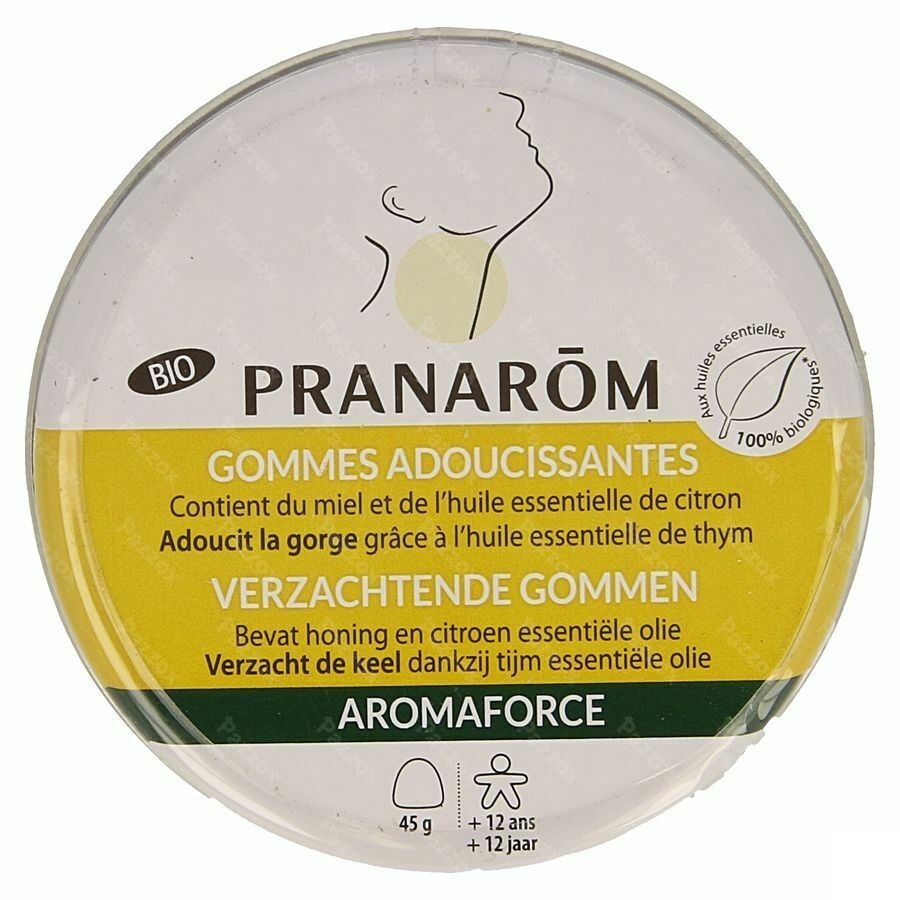 Pranarôm Aromaforce Bio Gommen Keel Honing 45
