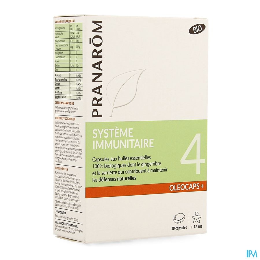 Pranarôm Oleocaps + Bio Resistance 30 Capsules