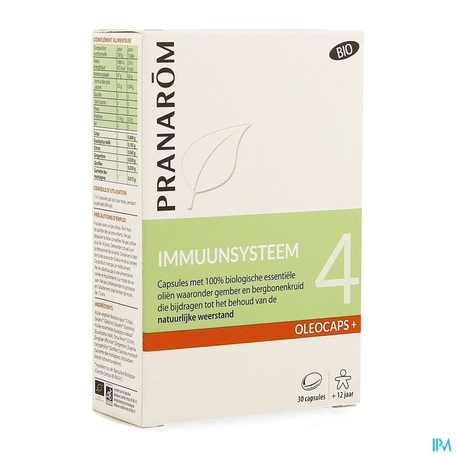 Pranarôm Oleopcaps + Bio Weerstand 30 Capsules