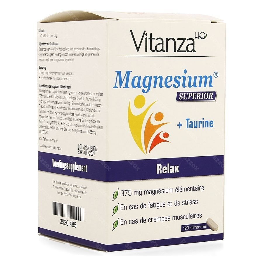 Vitanza Hq Magnesium Superior Comp 120