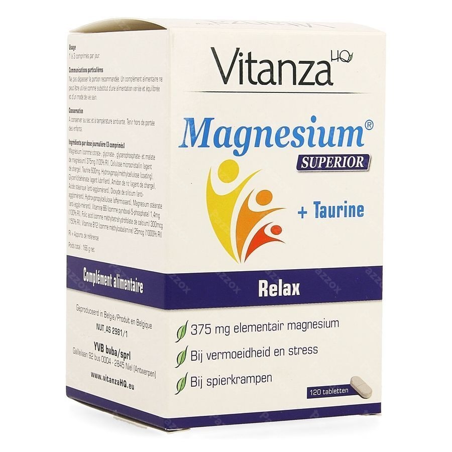 Vitanza Hq Magnesium Superior Comp 120