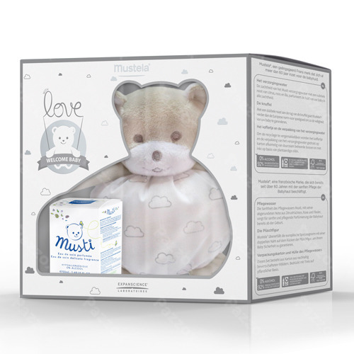 Mustela Geschenkkoffertje Musti Wolken