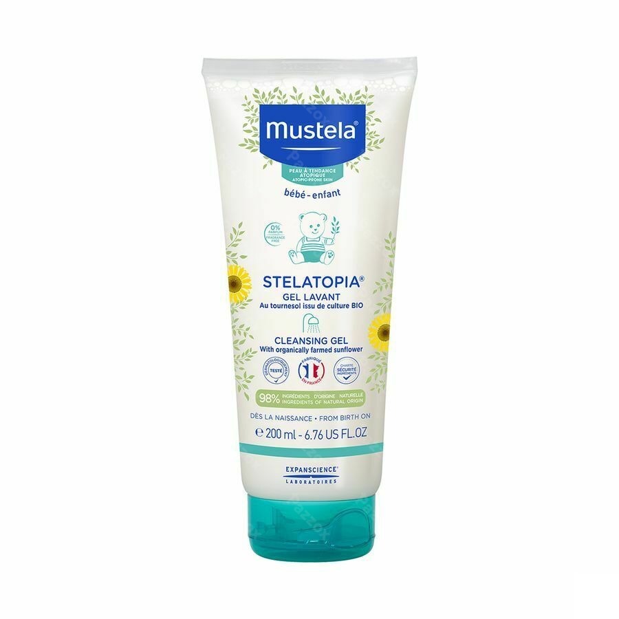 Mustela Stelatopia Gel Lavant 200ml