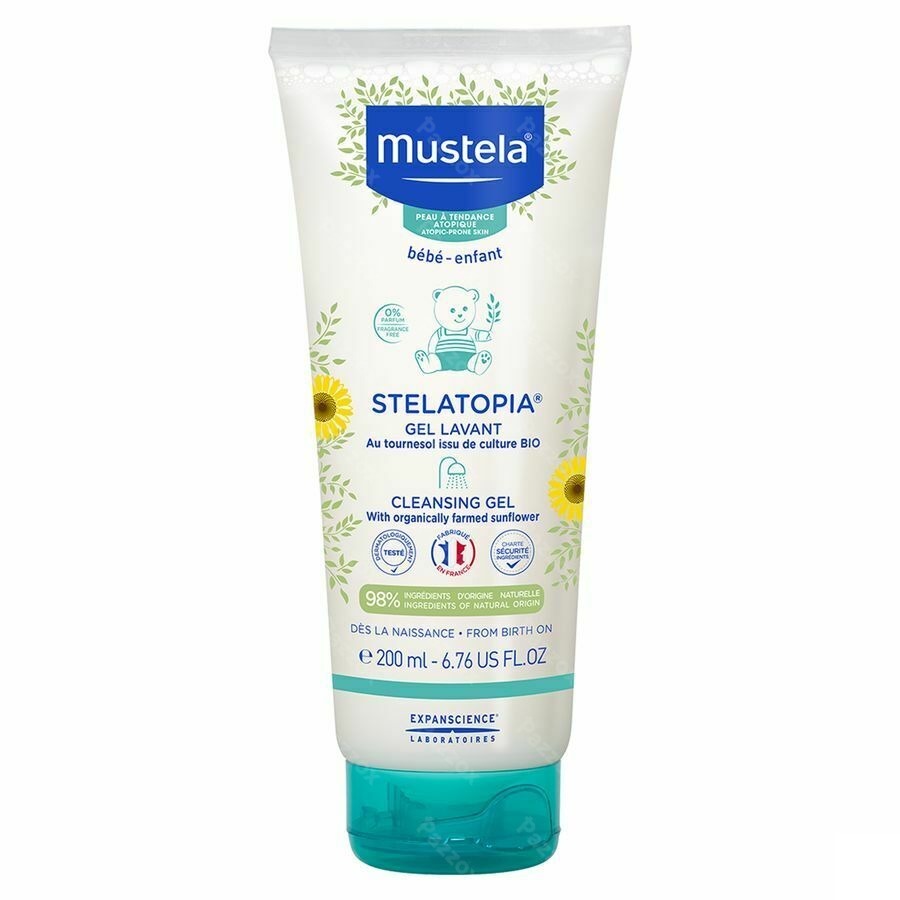 Mustela Stelatopia Gel Lavant 200ml