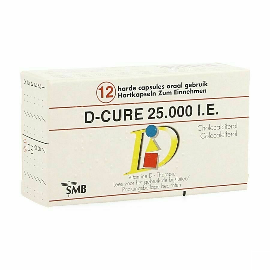 D-Cure 25000ui Gelules 12