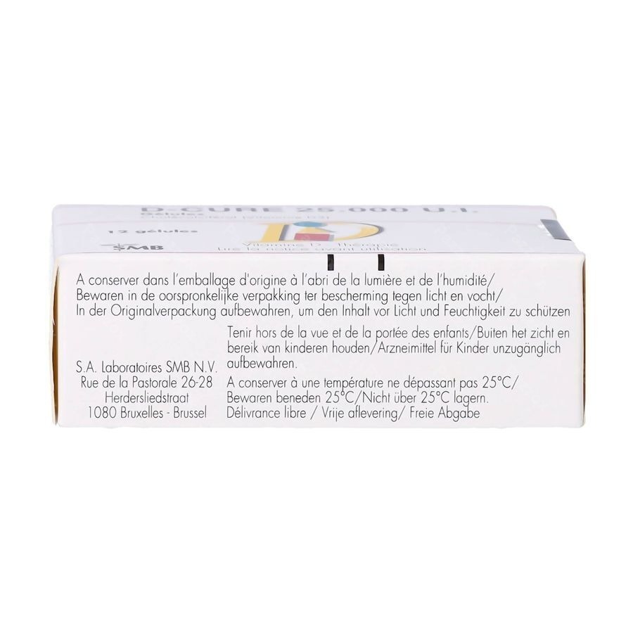 D-Cure 25000ui Gelules 12