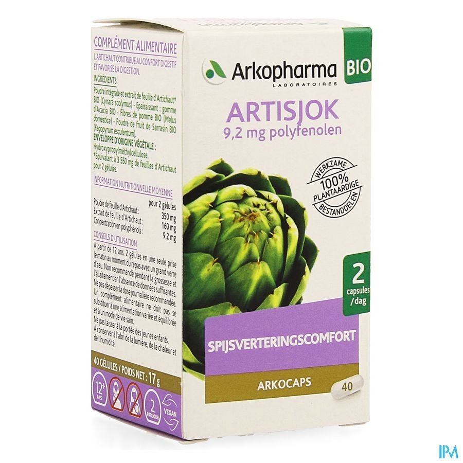 Arkocaps Artisjok Bio Caps 40