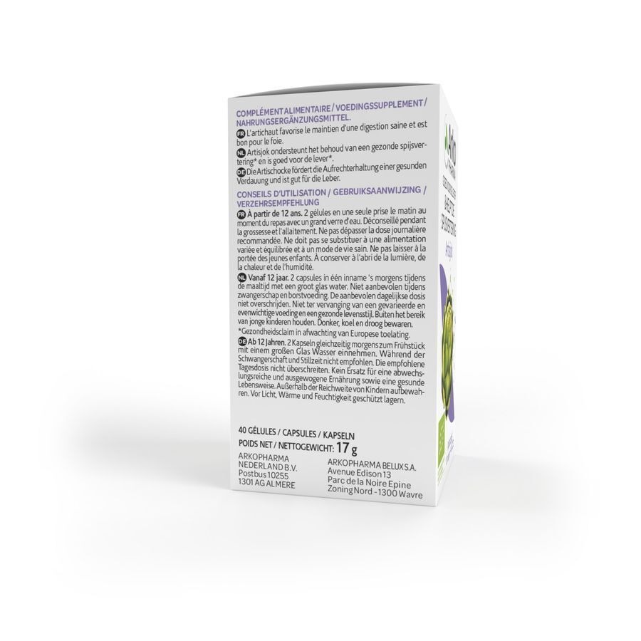 Arkogelules Artichaut Bio Caps 40