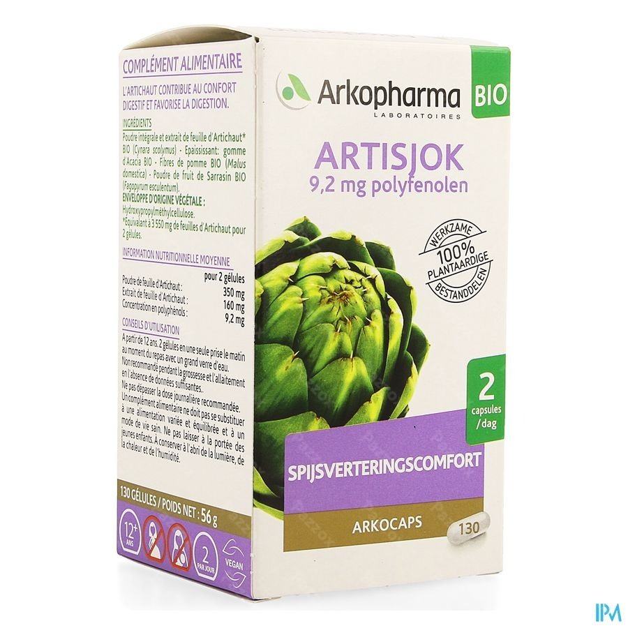 Arkocaps Artisjok Bio Caps 130