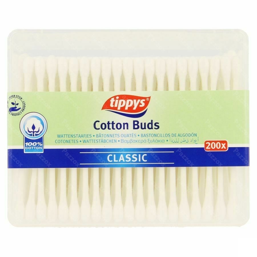 Tippys Coton Tiges Papier 200