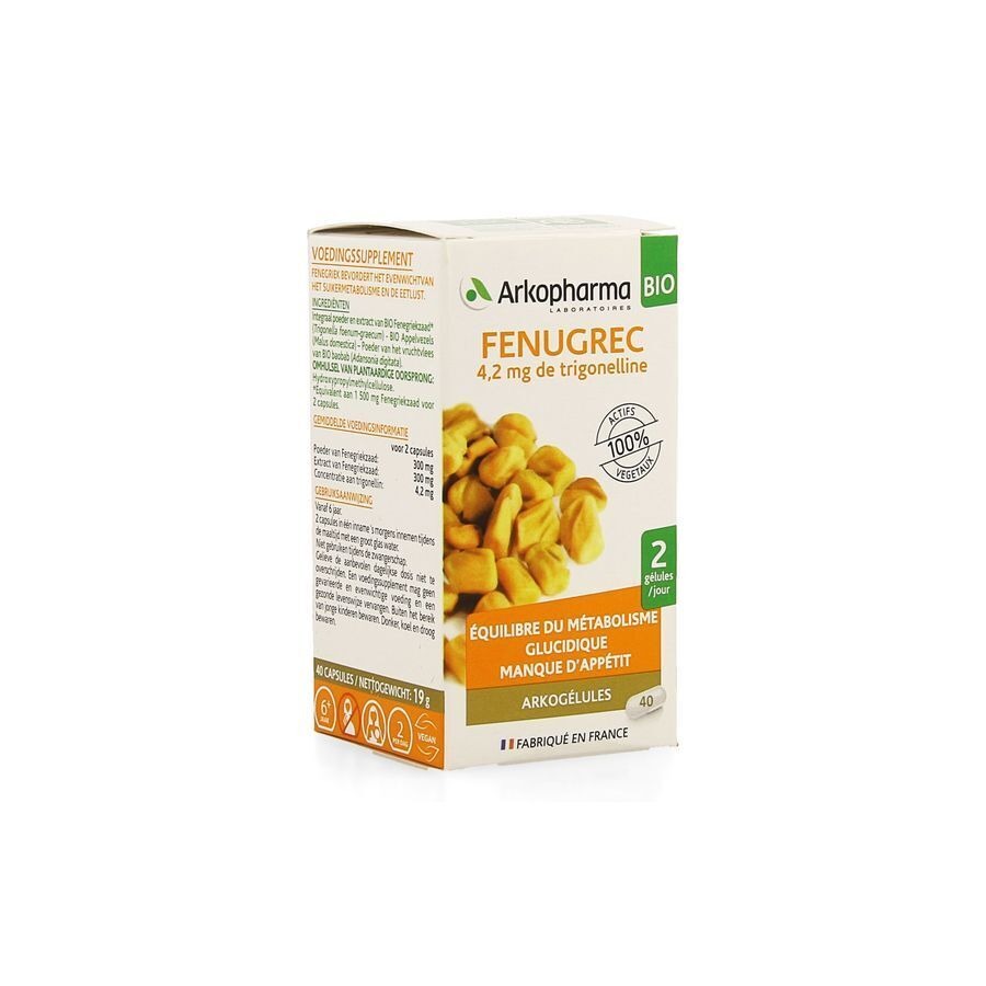 Arkogelules Fenugrec Bio Caps 40