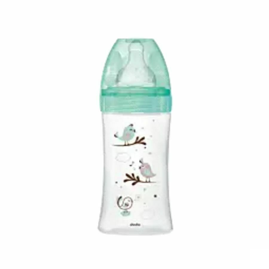 rukken opvoeder Vader Dodie Zuigfles Glas Initiatie+ Groene Vogels 270ml kopen - Pazzox