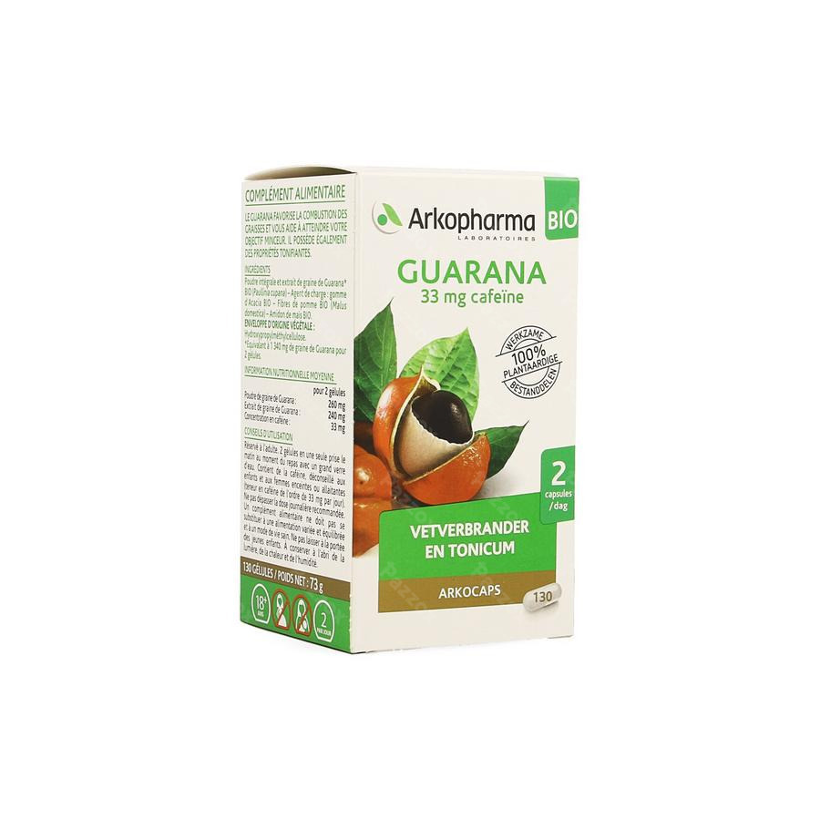 Maryanne Jones Disco duizend Arkocaps Guarana Bio Caps 130 kopen - Pazzox, online apotheek